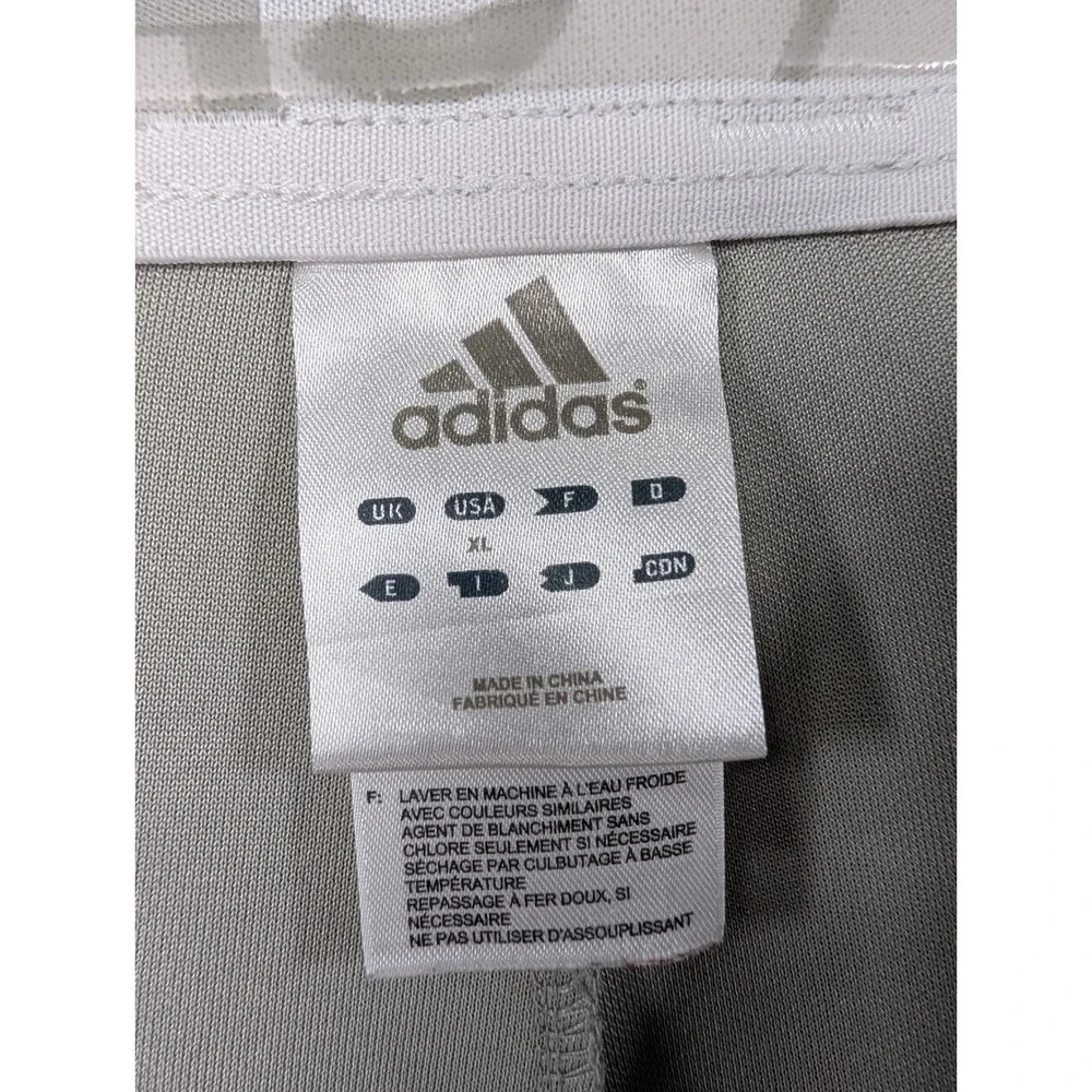 Adidas Mens XL Gray Baseball Softball Pants Climalite Elastic Hem 6289